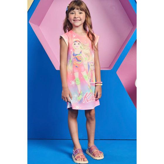 Imagem de Vestido Kukiê Infantil em Neo Fresh Estampado