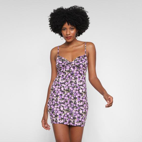 Imagem de Vestido Lança Perfume Tubinho Curto Floral