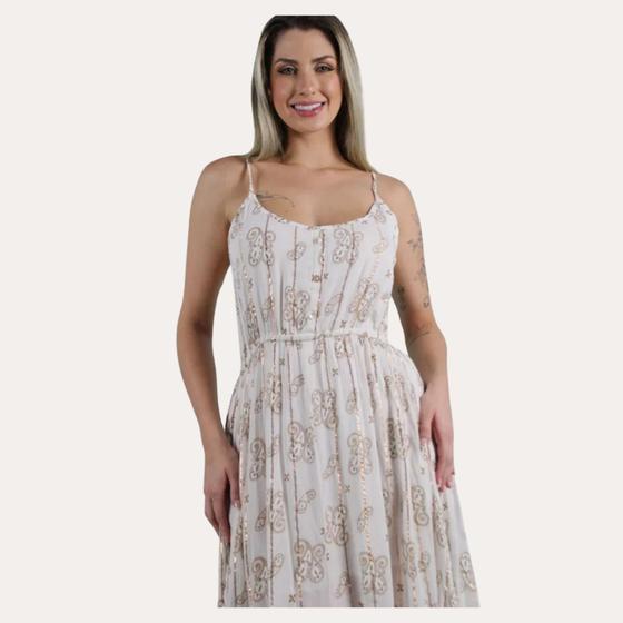 Imagem de Vestido Longo Boho Chic de Alça