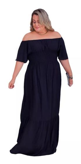 Imagem de Vestido longo com babado Coleção Verão 2024