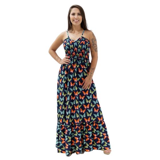 Imagem de Vestido Longo de Festa Decotado Com alcinha Feminino