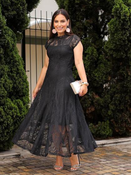 Moda Evangélica Vestido Justo Longo Vestido Longo Vestido Gospel