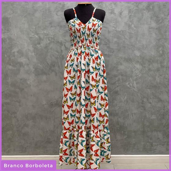Imagem de Vestido Longo Feminino com Decote no Busto até o Plus Size