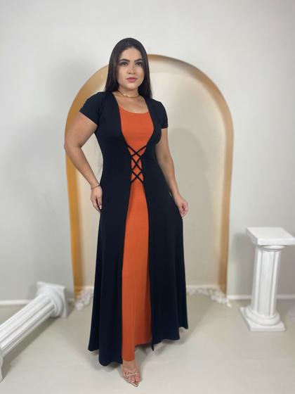 Imagem de Vestido Longo Joaninha Moda Evangélica Feminina