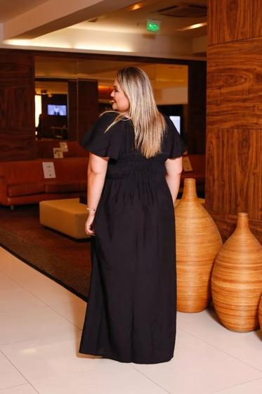 Imagem de Vestido Longo Plus Size Ciganinha Tamanho Grande G3 e G4