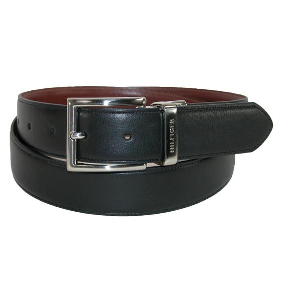 Imagem de Vestido masculino Belt Tommy Hilfiger reversível preto/marrom 40