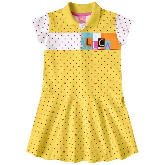 Imagem de Vestido MC Pólo Infantil Lilica Ripilica LLCA Poá Feminino REF10112926