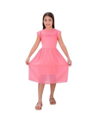 Imagem de Vestido Meninas Juvenil  Luxo  moda evangelica