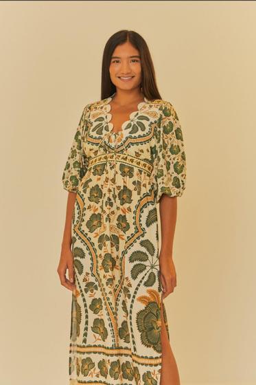 Imagem de Vestido midi com manga riad  - verão 2025