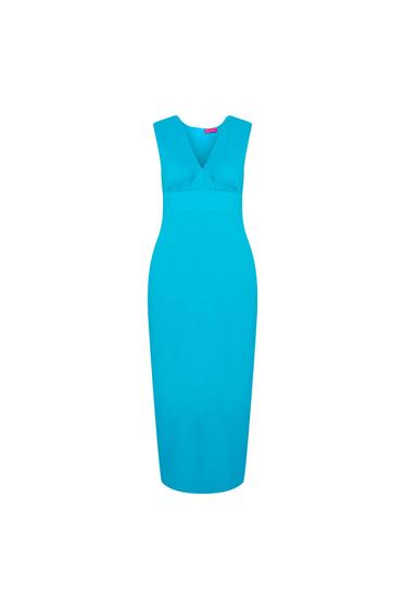 Imagem de Vestido Midi Eternity Reto - Azul