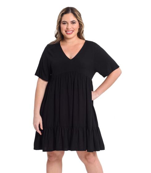 Imagem de Vestido midi feminino plus size rovitex secret glam