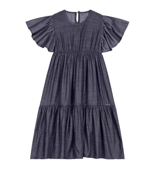 Imagem de Vestido Midi Liocel Com Glitter Trick Nick Azul