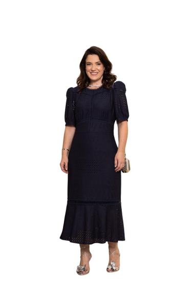 Imagem de Vestido Midi Malha Laise Luciana Pais ( 94003 ) Evangelica
