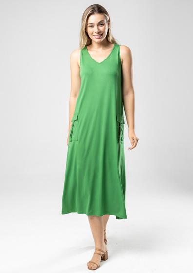 Imagem de Vestido Midi Pau a Pique Regata Verde