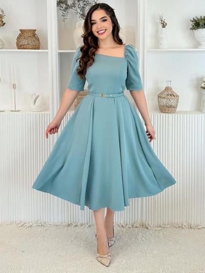 Vestido Social Simples E Elegante Moda Evangelica Vestido Simples