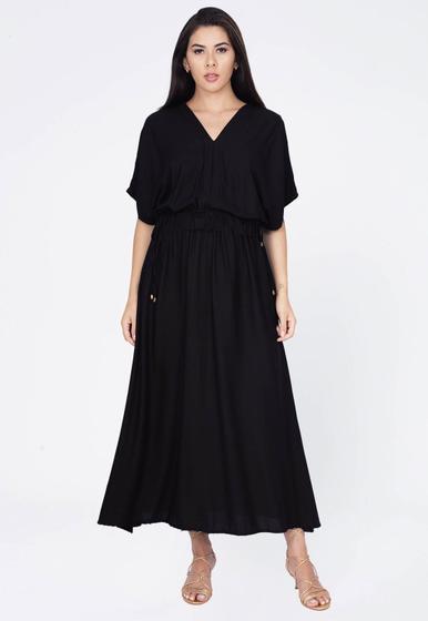 Imagem de Vestido Midi Viscose Morcego Parati Preto