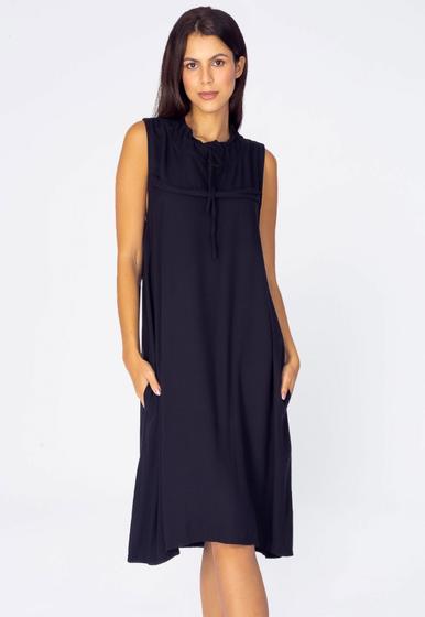 Imagem de Vestido Midi Viscose Regata Piaf Preto