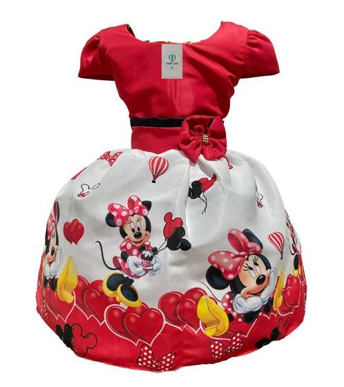 Imagem de Vestido Minnie Vermelha I Tam.PP (1 Ano)