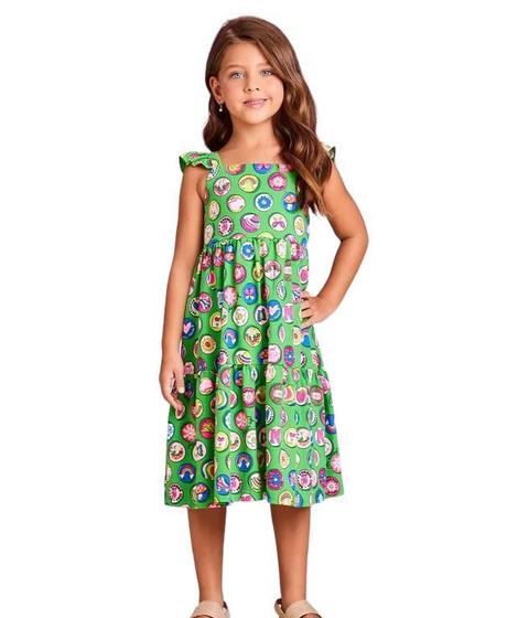 Imagem de Vestido momi bottons verde