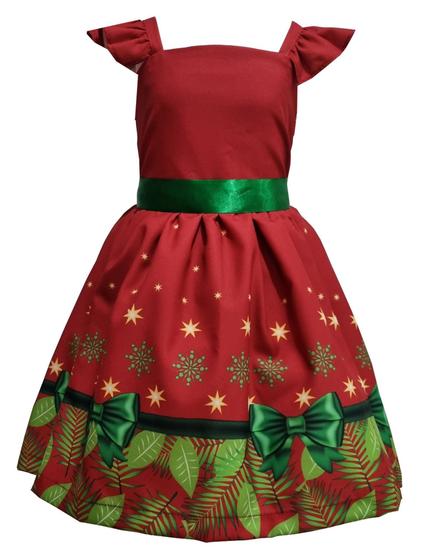 Imagem de Vestido Natal Festa Infantil