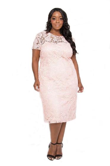 Renda Vestido Para A MÃe Da Noiva Plus Size Noiva Plus Size