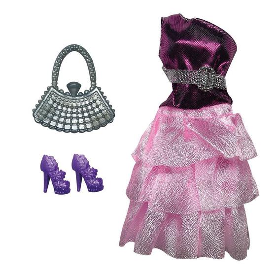 Imagem de Vestido para boneca - fashion doll dress