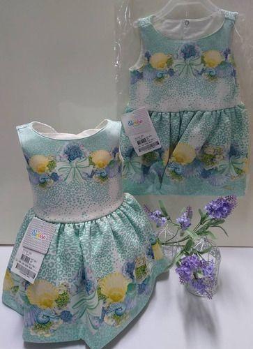 Imagem de Vestido Paraiso Menina Luxo Criança Tam 1 2 3 4 Num 7883