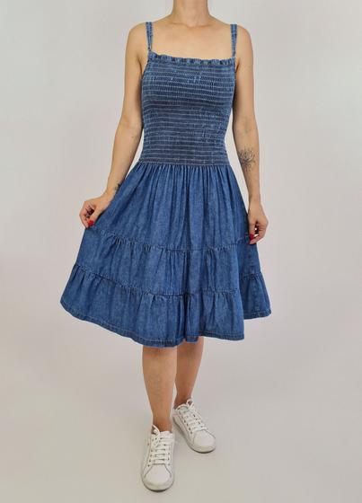 Imagem de Vestido Peônia Pretty Girl Sky 100% ALGODÃOBlufera Jeans 21524-2