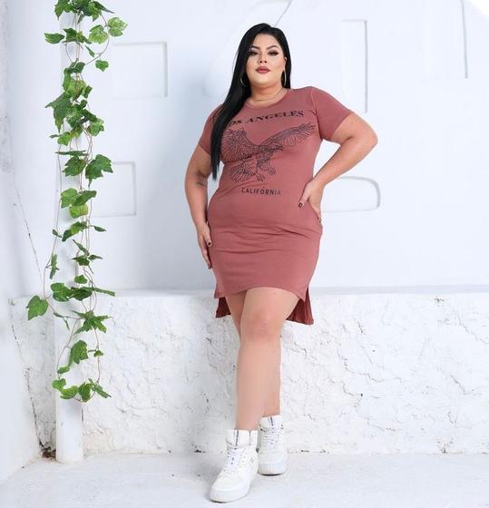 Imagem de Vestido Plus Size Califórnia Viscolycra