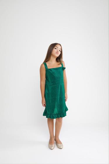 Imagem de Vestido Rafaella Infantil  Verde Esmeralda