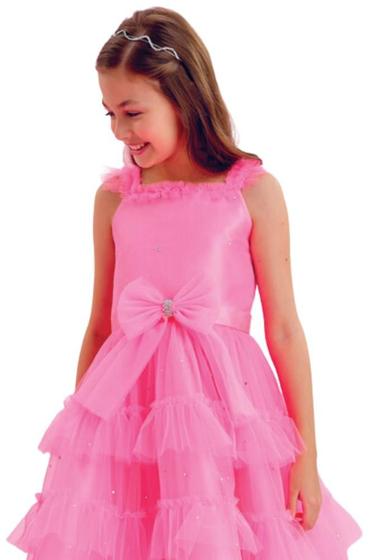 Imagem de Vestido Rosa Pink Tule Infantil Petit Cherie