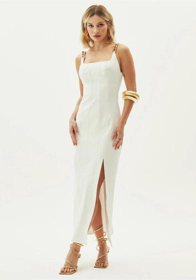 Imagem de Vestido super midi com fenda branco (502ve009035) - p