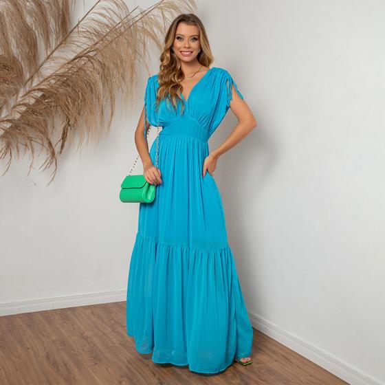 Imagem de Vestido susie longo chiffon feminino