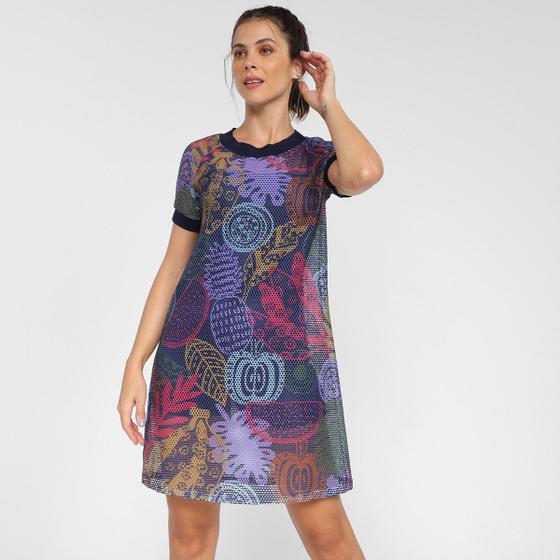 Imagem de Vestido T-Shirt Mercatto Hit Curto Estampado