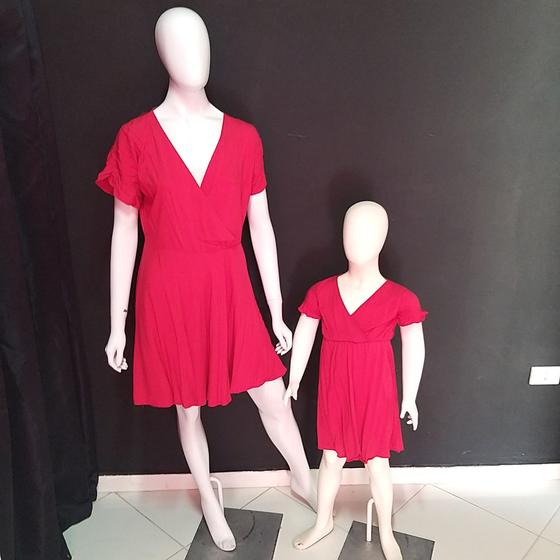 Imagem de Vestido Tal Mãe Tal Filha Vermelho