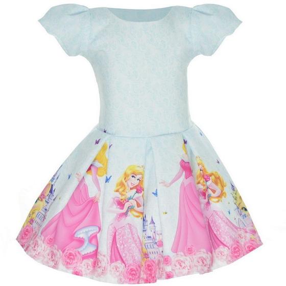 Imagem de Vestido tema Princesa Aurora - Bela Adormecida