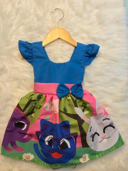 Imagem de Vestido Temático Bolofofos Infantil  Menina