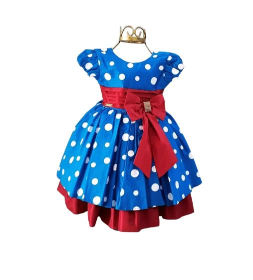 Imagem de Vestido Temático Infantil para Festas Galinha Pintadinha Fantasia Menina 5759