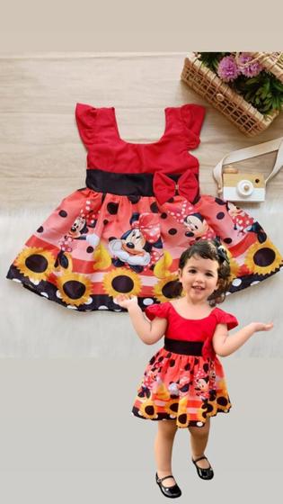 Imagem de Vestido Temático Minnie  Infantil  Menina