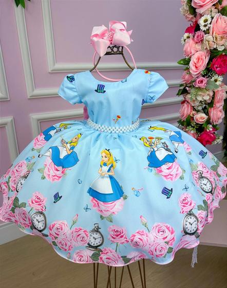 Imagem de Vestido Tematicos da Pop Alice no Pais das Maravilhas luxo