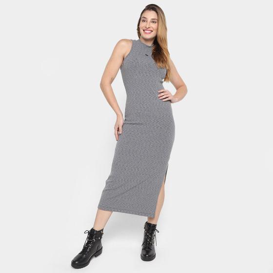 Vestido Tubinho Colcci Canelado Feminino Menor preço em Vestido Tubinho Colcci Canelado Feminino