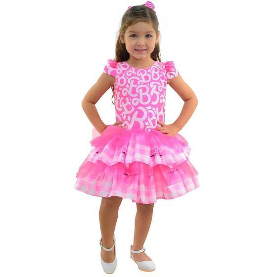 Imagem de Vestido Tutu Barbie Luxo