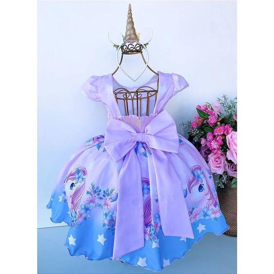 Imagem de Vestido Unicornio para Crianças