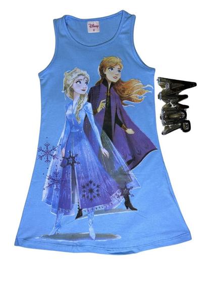 Imagem de Vestido Verão Disney Yssu Frozen Elsa e Anna