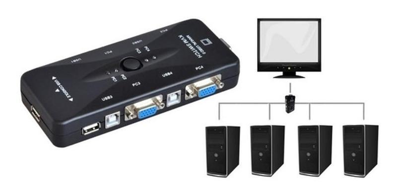 Imagem de Vga Kvm Switch 4 Portas