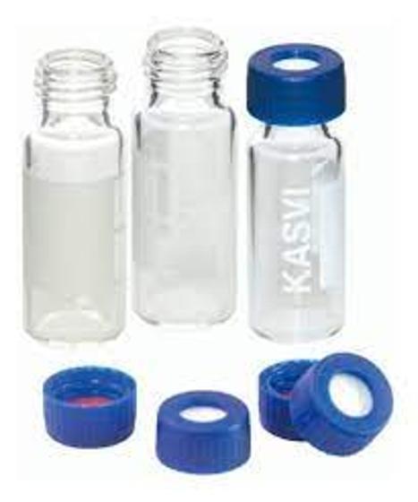 Vial incolor C/R N9 Grad. 11,6 x 32 mm 1,5 ml 100 und./cx. Acompanha ...