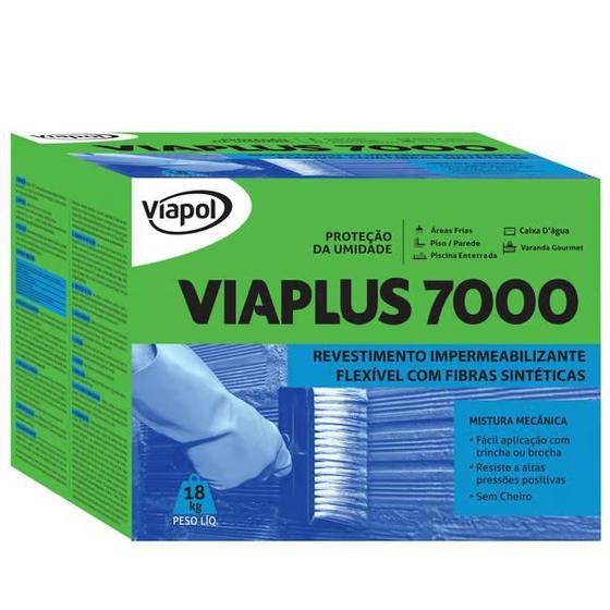 Imagem de Viaplus 7000 18kg - Impermeabilizante Flexível Viapol