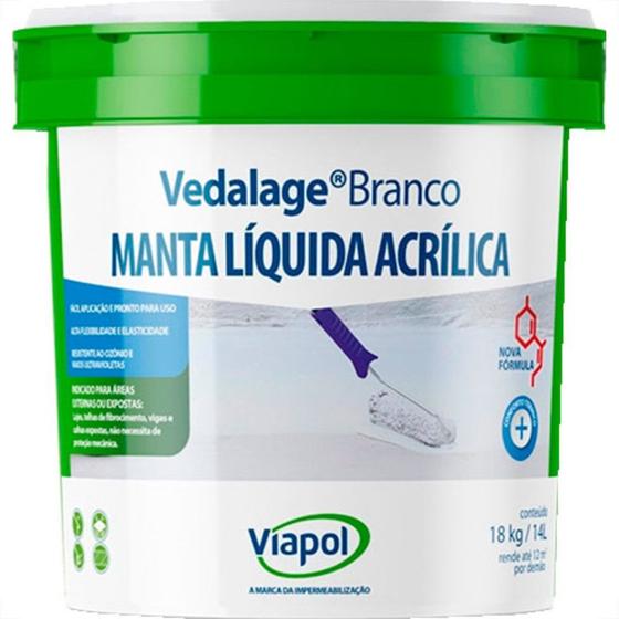 Imagem de Viapol Vedalage Branco 14Lt