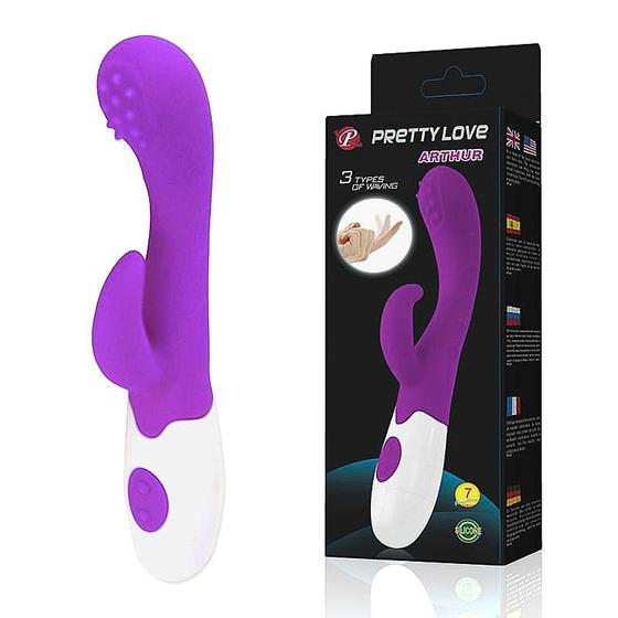 Imagem de Vibrador Arthur Estimulador de Ponto G Pretty Love Roxo