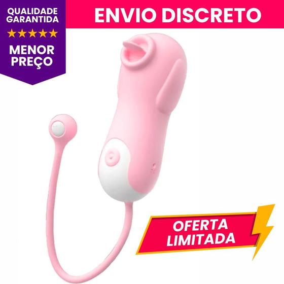Imagem de Vibrador Bullet Recarregável USB Lingua Lambedor Cápsula Potente Silencioso Elétrico Estimulador Clitoriano Ponto G Feminino SEXSHOP